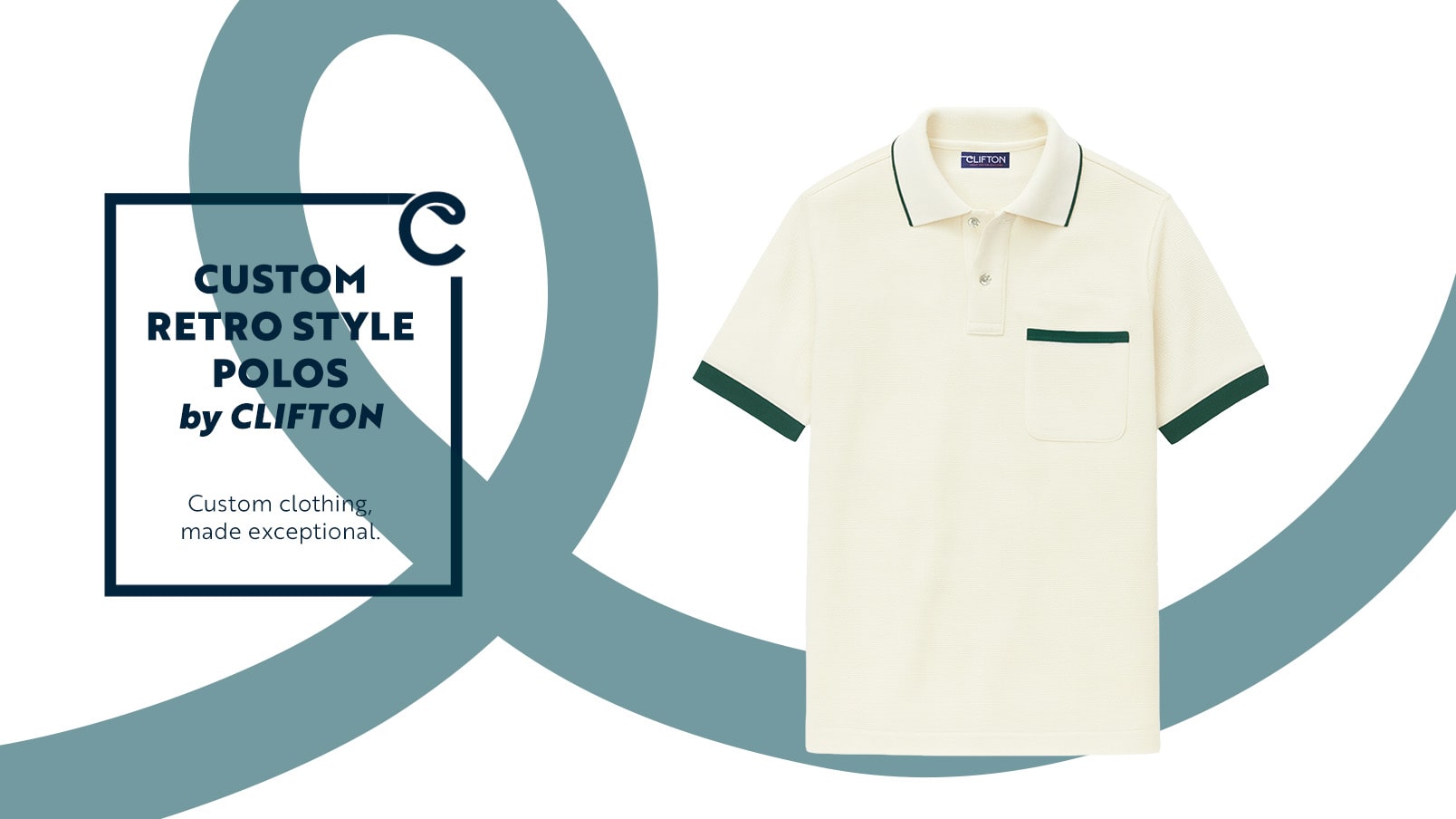 CLIFTON Hawthorne Custom Trimmed Polo